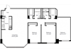 Hill House floor plan - The Biddle - 3 bedrooms 2 baths - 2D Hill House floor plan - The Biddle - 3 bedrooms 2 baths - 2D